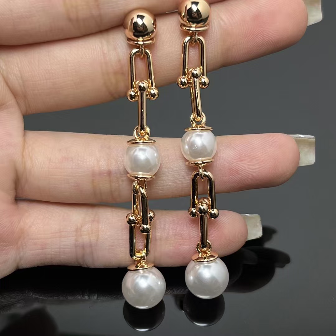 Replica Tiffany HardWear Triple Drop Link Earrings