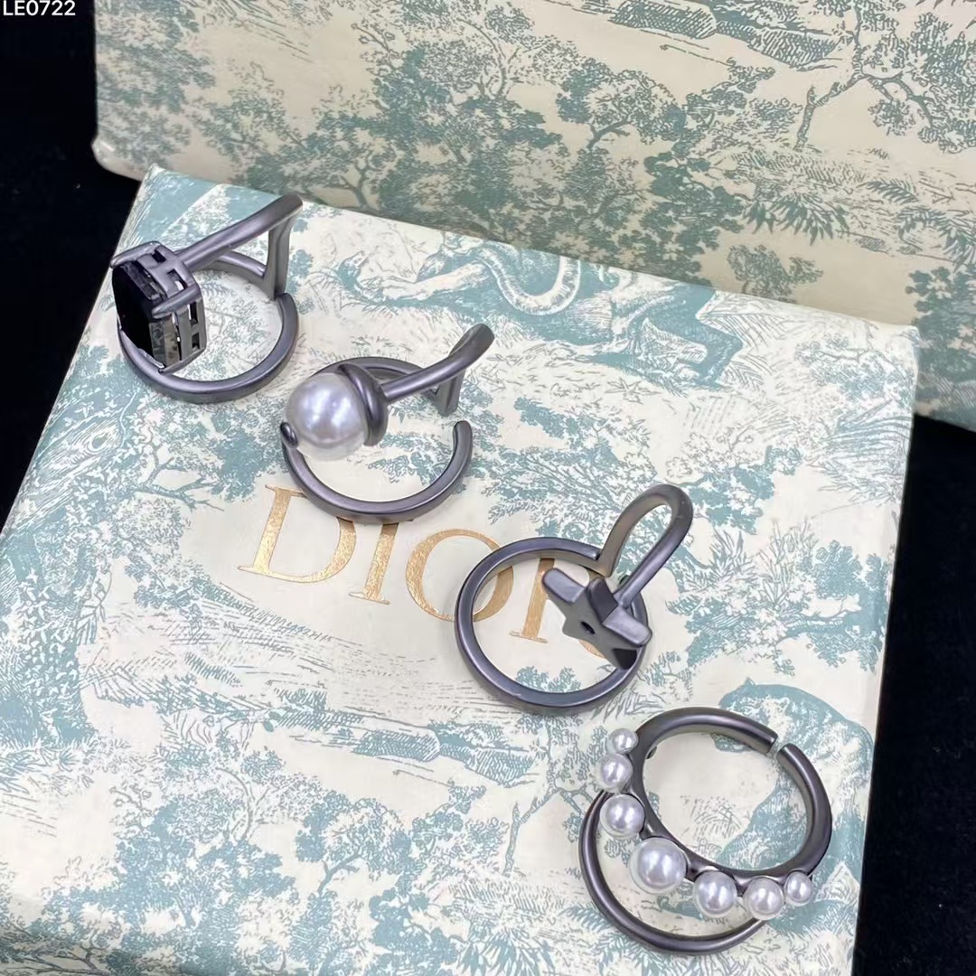 Replica Dior Funny Knuckle Rings - 4 Pieces