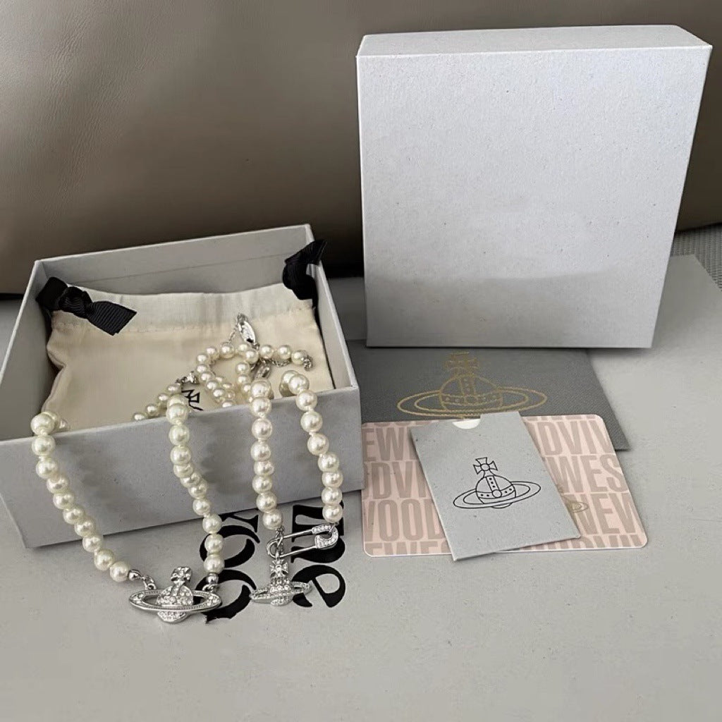 Replica Vivienne Westwood Saturn Necklace