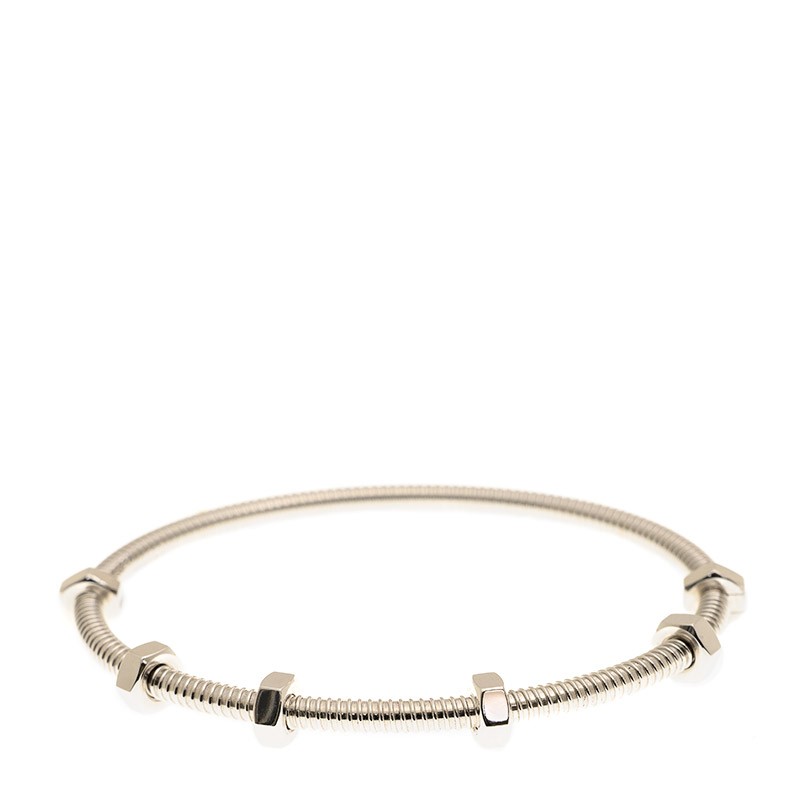 Replica NEW CARTIER ECROU DE CARTIER BRACELER B6049618 18kt WHITE GOLD  SILVER
