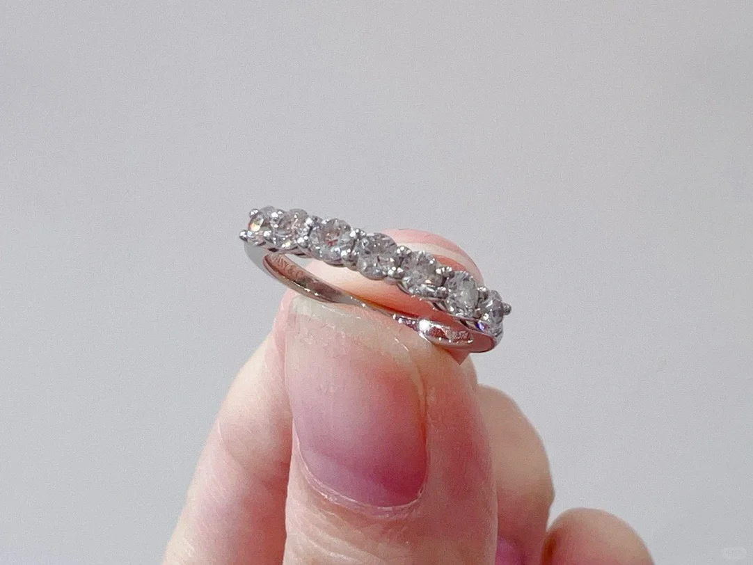 Replica Tiffany Forever Band Ring - 7 Diamonds