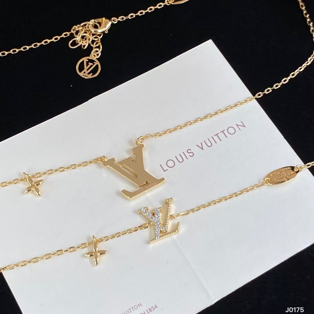 Replica Louis Vuitton Diamond LV Letters Bracelet