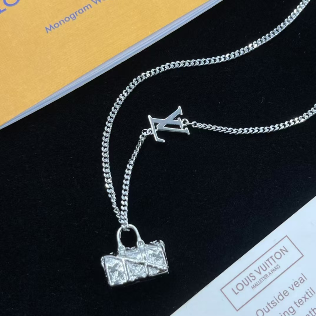 Replica Louis Vuitton Bag Pendant Necklace