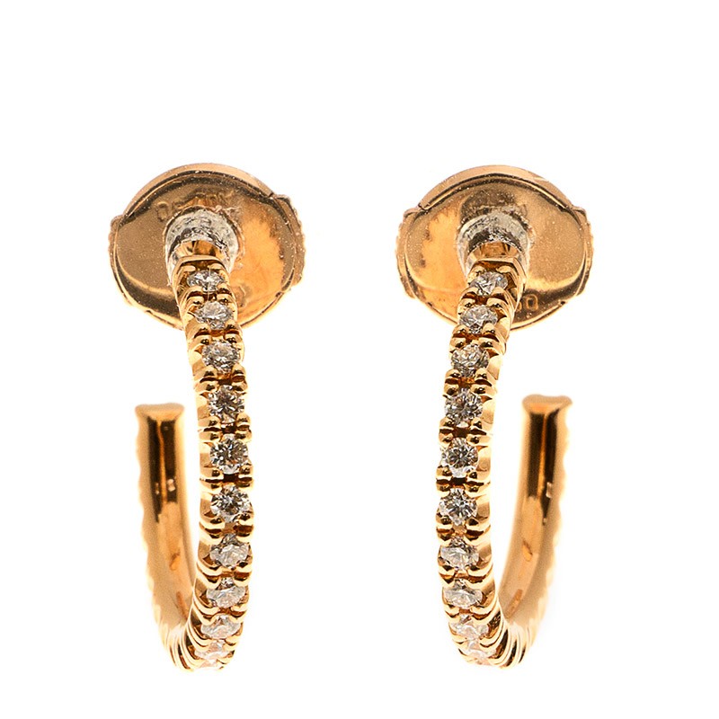 Replica NEW CARTIER ETINCELLE DE CARTIER EARRING B8301244 18kt ROSE GOLD & DIAMONDS PINK GOLD