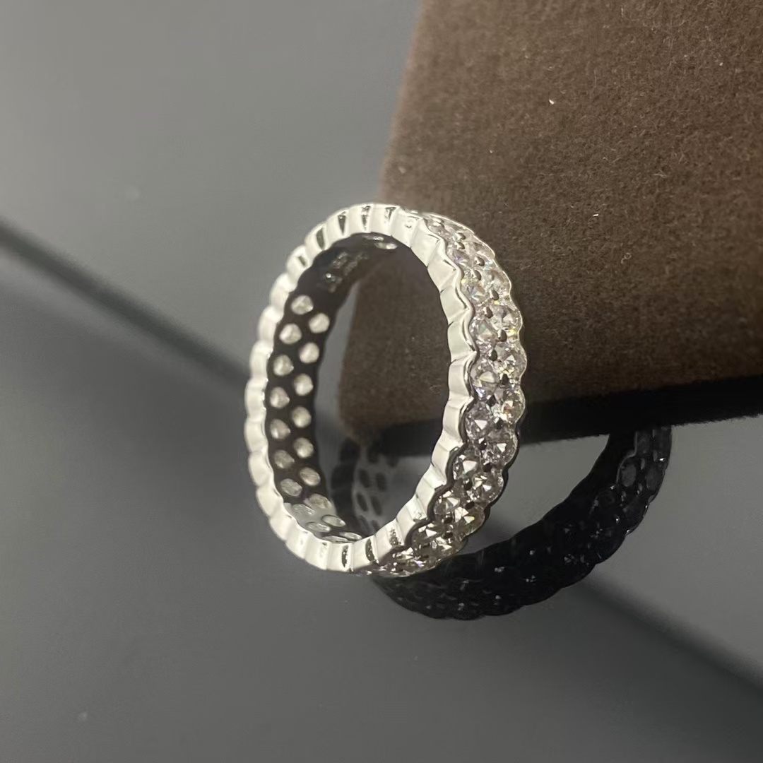 Replica Cartier Diamond Paved Ring - Wide