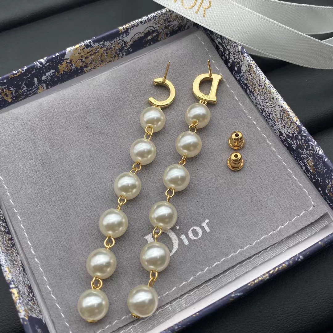 Replica Dior Pearl Tassel Earring