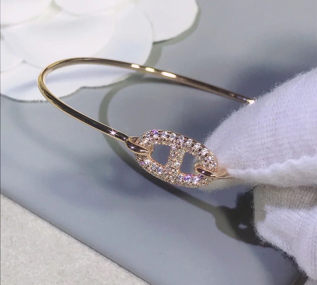 Replica Hermes Pig Nose Bangle Bracelet