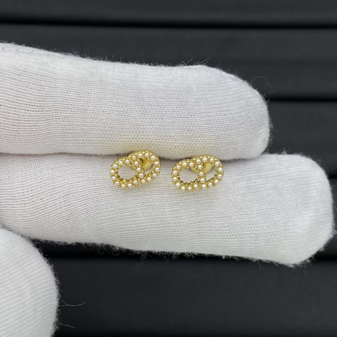 Replica Dior CD Stud Earrings