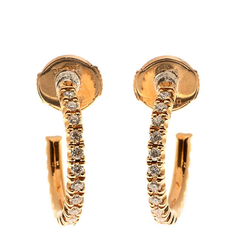 Replica NEW CARTIER ETINCELLE DE CARTIER EARRING B8301244 18kt ROSE GOLD & DIAMONDS PINK GOLD