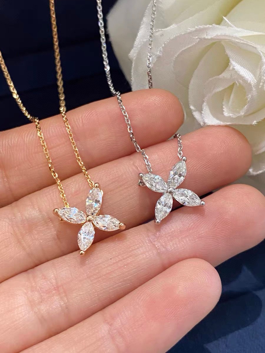 Replica Tiffany Victoria Pendant Necklace