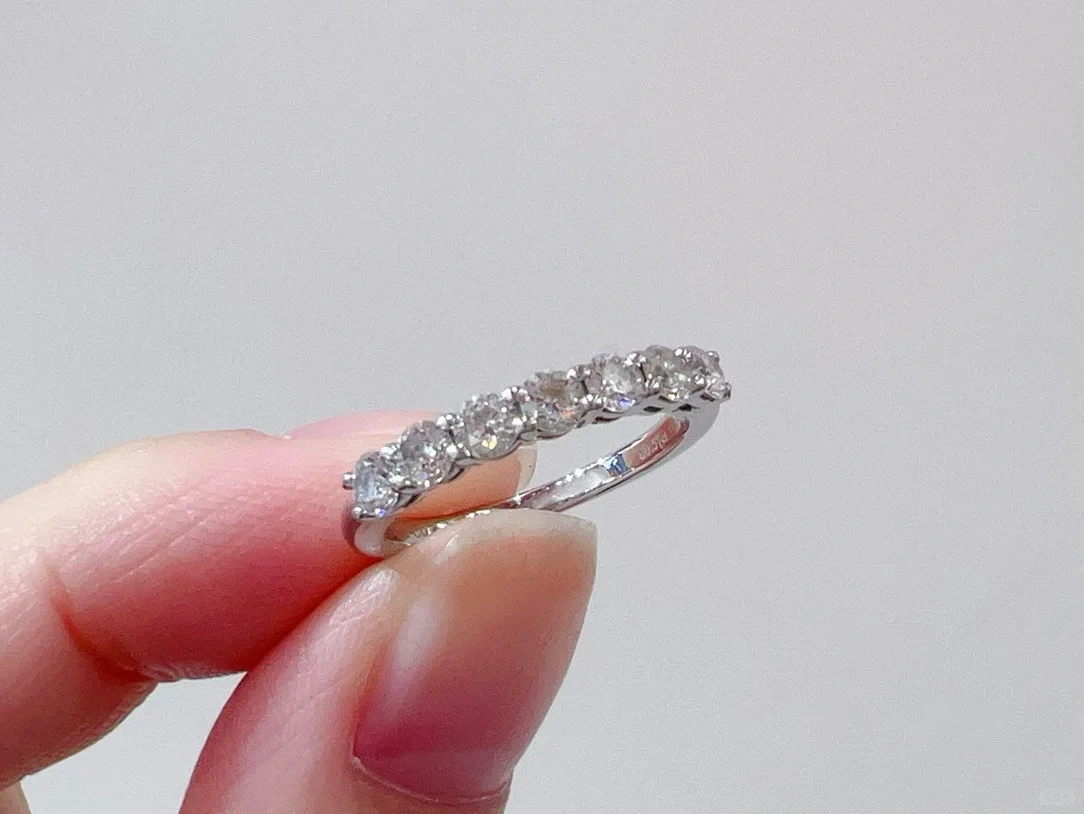 Replica Tiffany Forever Band Ring - 7 Diamonds