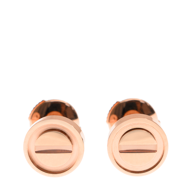 Replica NEW CARTIER LOVE EARRUBG B8301254 18kt ROSE GOLD PINK GOLD