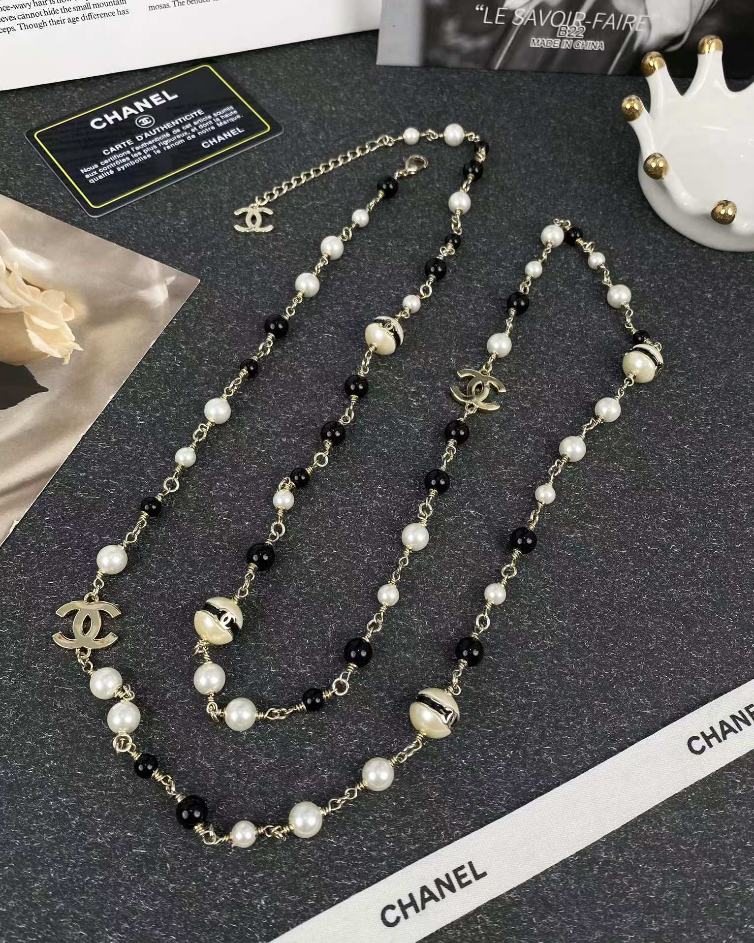 Replica Chanel Long Sweater Necklace