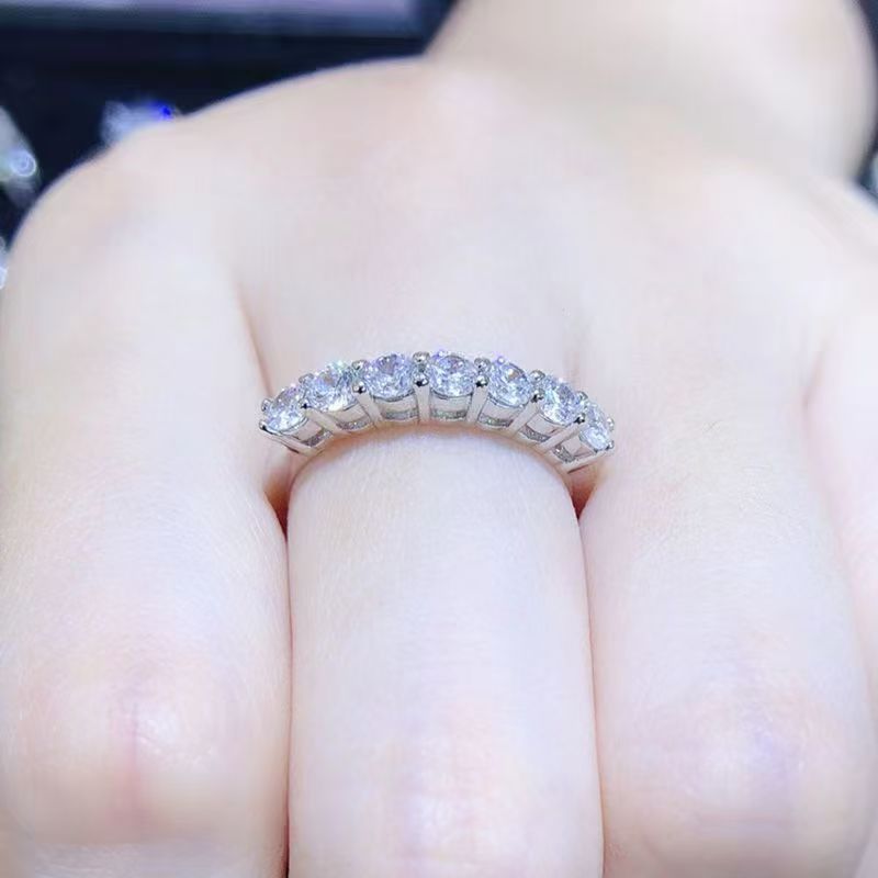 Replica Tiffany Forever Band Ring - 7 Diamonds