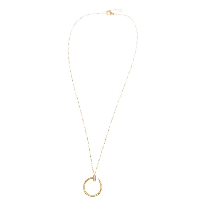 Replica NEW CARTIER JIGE DUO NECKLACE B7224512 GOLD 18kt YELLOW GOLD