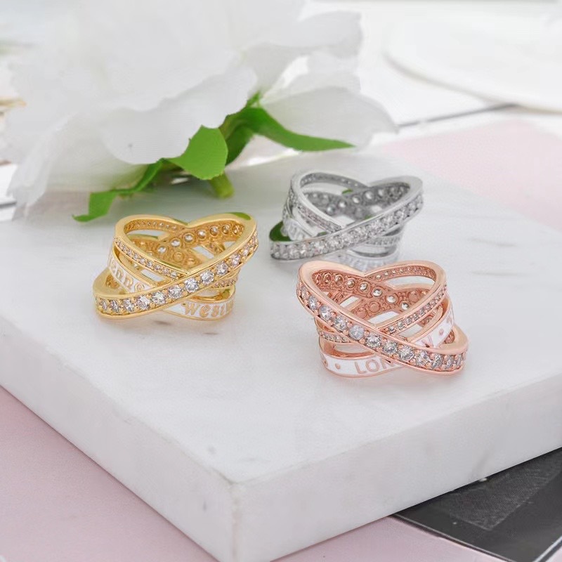 Replica Vivienne Westwood Saturn Three Stacked Ring