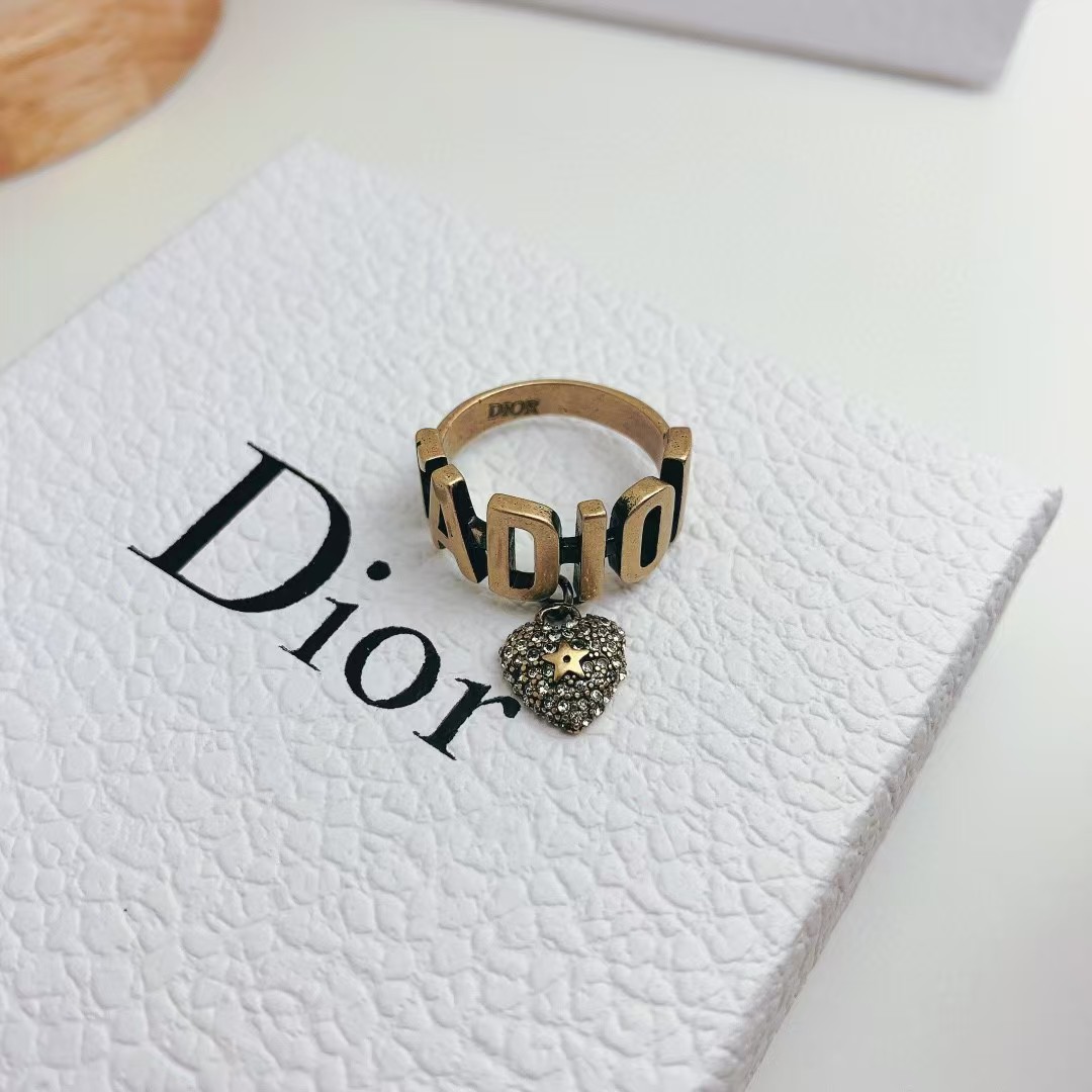 Replica Dior JADIOR Heart Dangle Ring