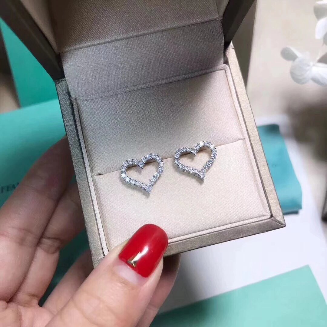 Replica Tiffany Heart Earrings