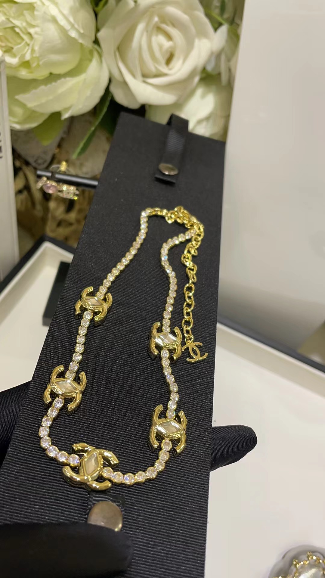 Replica Chanel Jennie Celebrity Style Choker Necklace