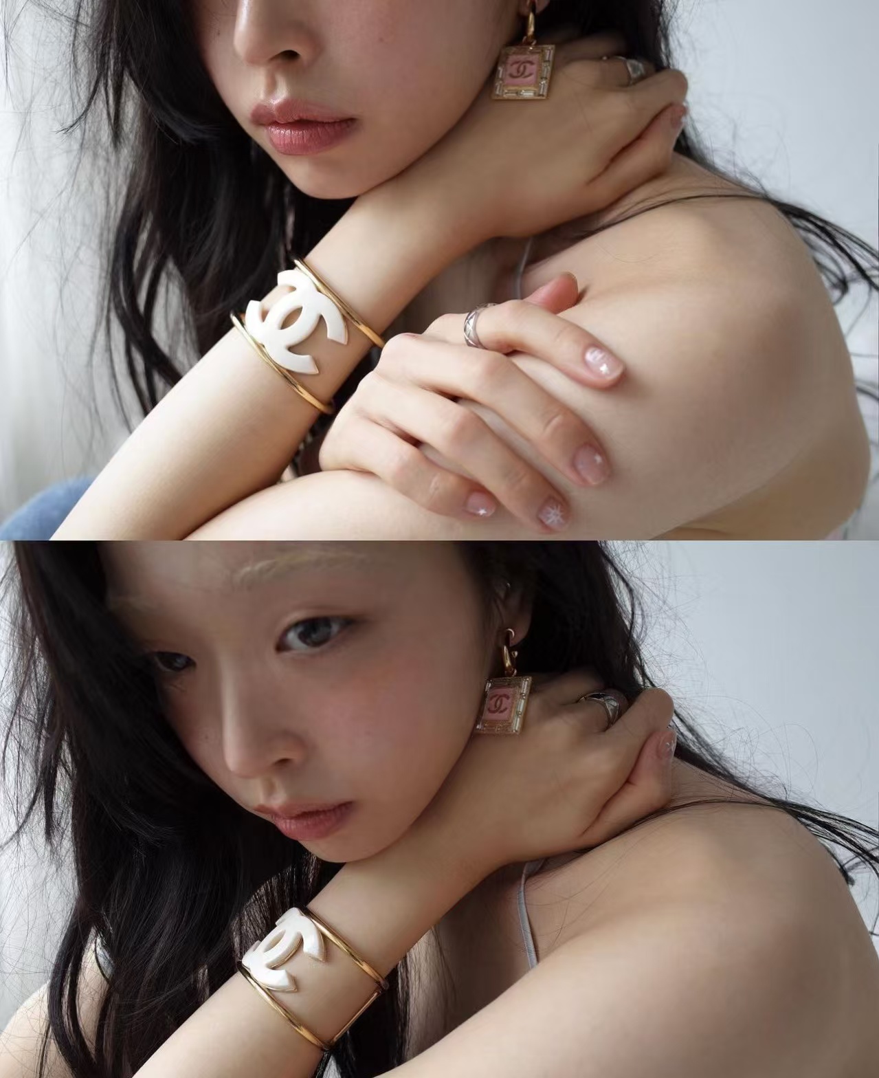 Replica Chanel CUFF Funky Exaggerated Geometric Bangle Bracelet
