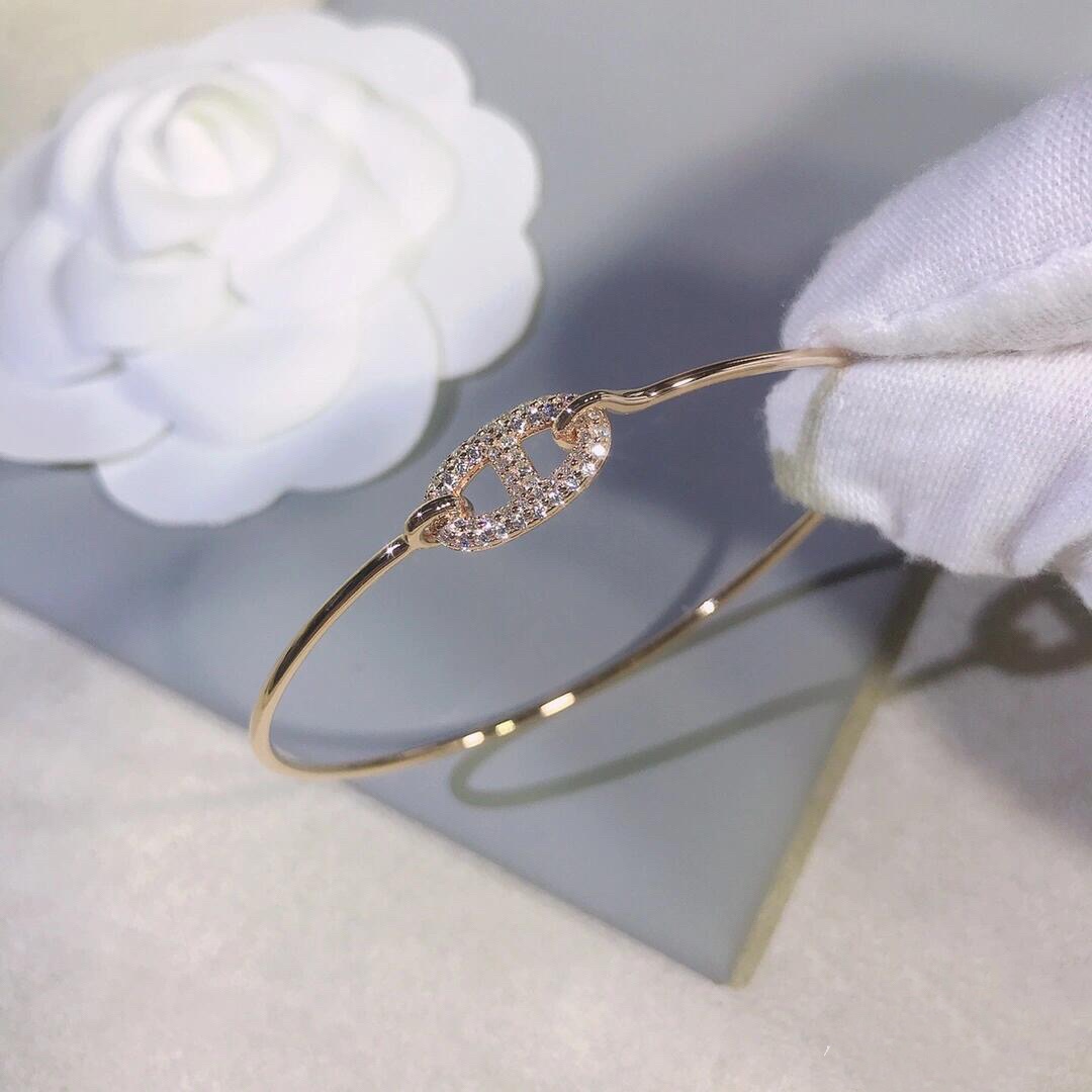 Replica Hermes Pig Nose Bangle Bracelet