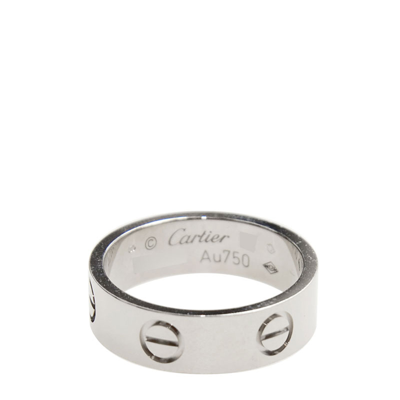 Replica NEW CARTIER LOVE RING B4084761 18kt WHITE GOLD  SILVER