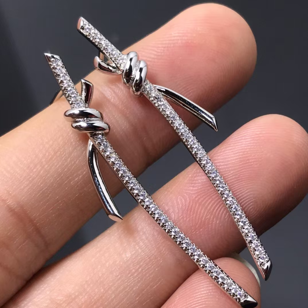 Replica Tiffany Knot Drop Earrings