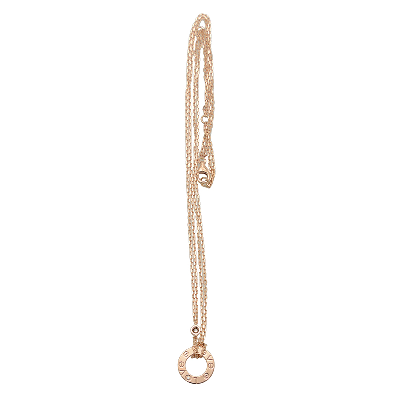 Replica NEW CARTIER LOVE NECKLACE B7224509 PINK GOLD 18kt ROSE GOLD