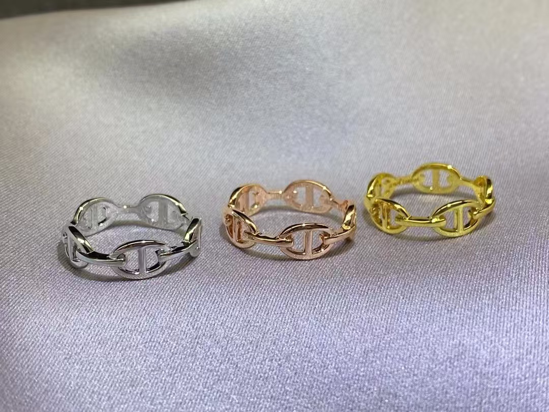 Replica Hermes Chaine D'ancre Enchainee Ring