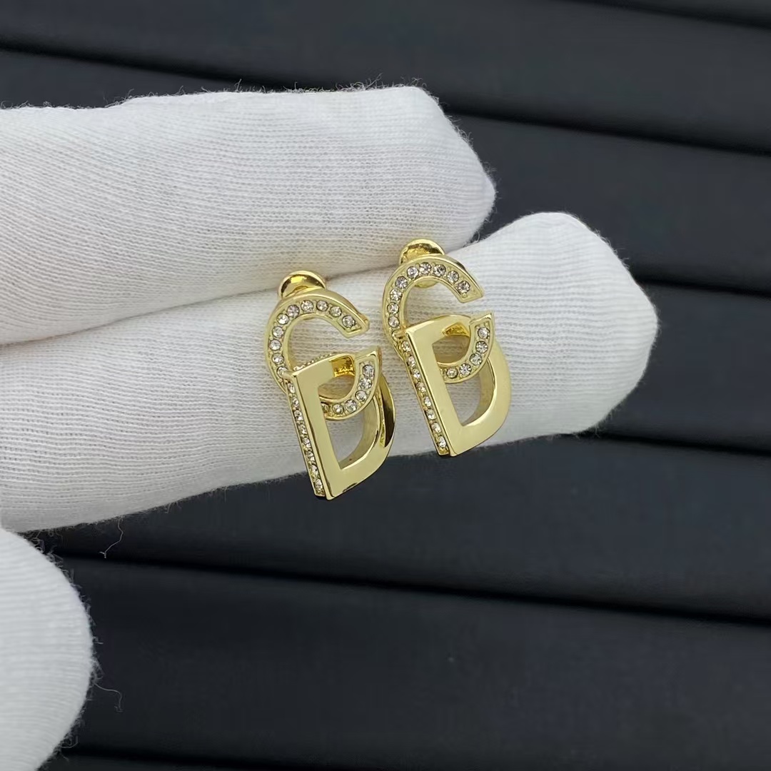 Replica Dior Separate CD Letter Stud Earrings