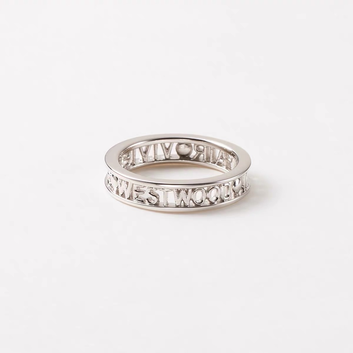 Replica Vivienne Westwood Hollow Letters Ring