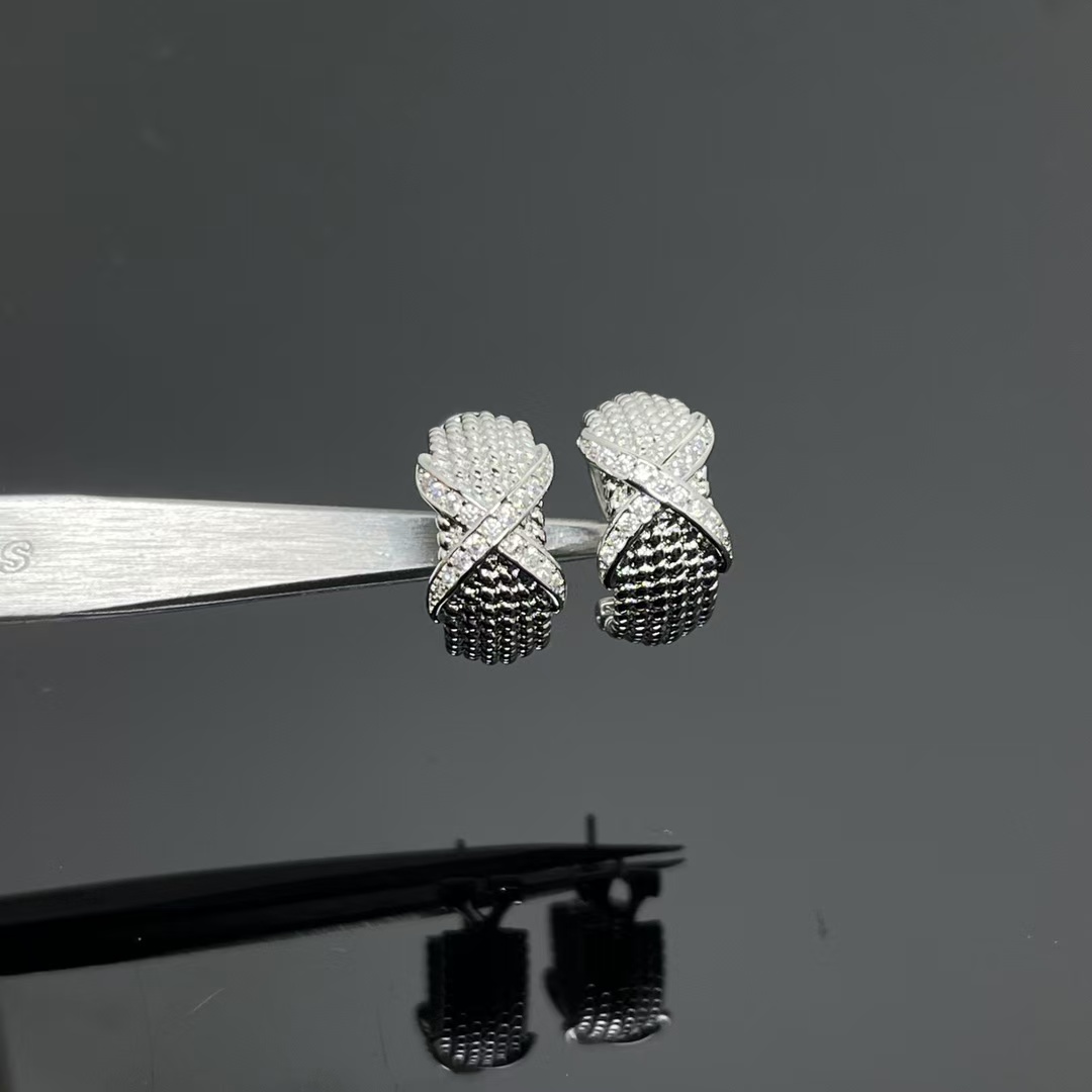 Replica Tiffany Rope Six-Row Ear Clips Earrings