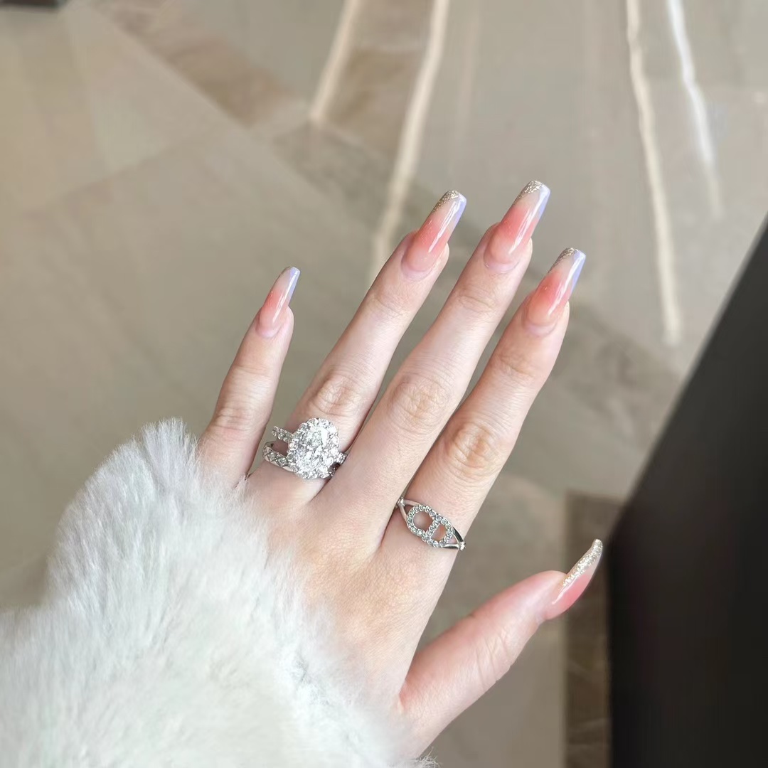 Replica Dior CD Paved Diamond Ring