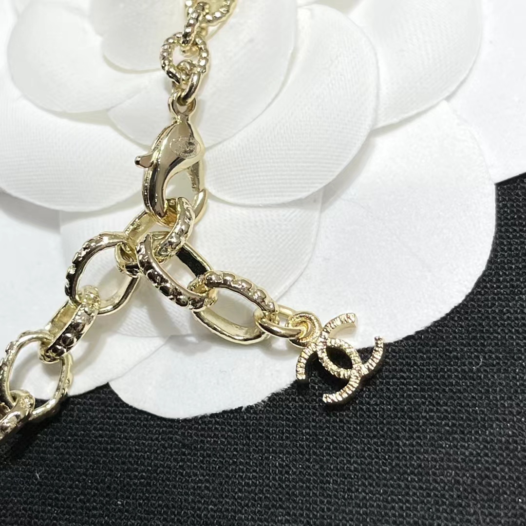 Replica Chanel Moon Star Pearl Charms Necklace