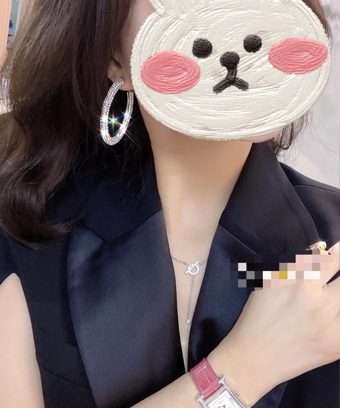 Replica Hermes Q Tassel Y Style Necklace