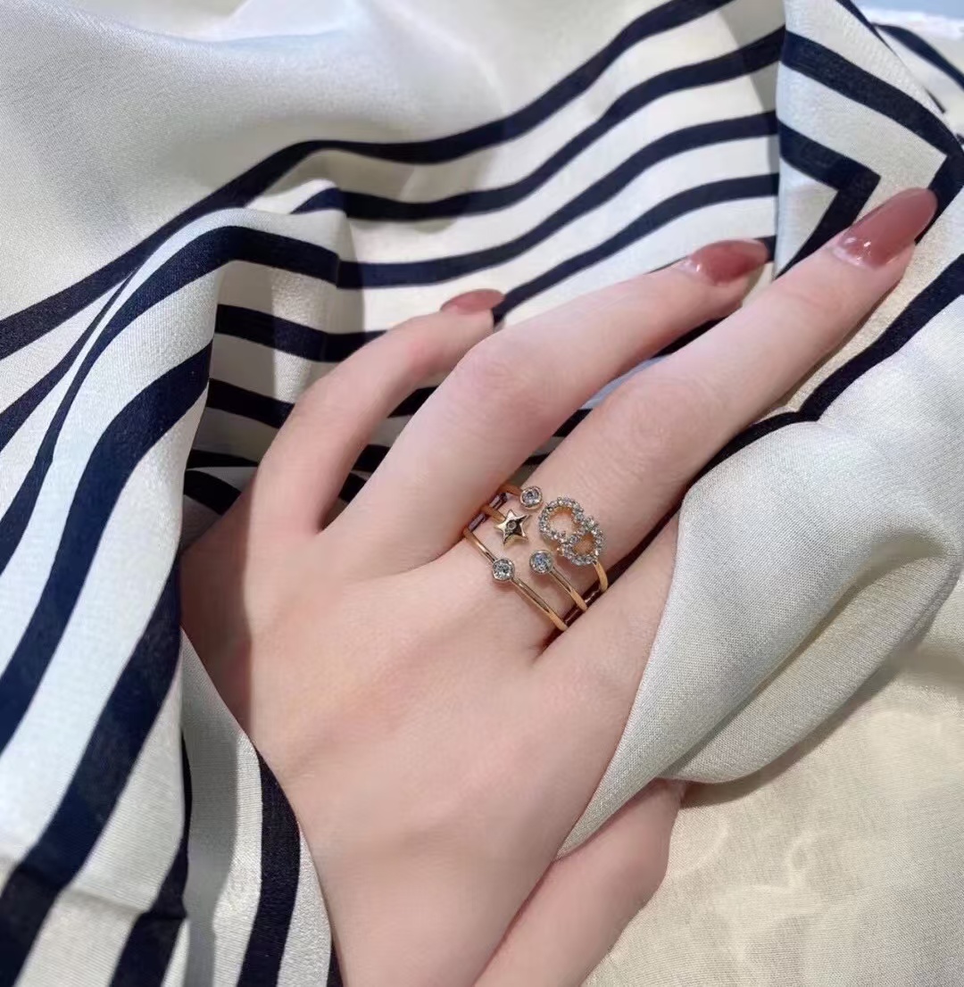Replica Dior CD Three Layers Ring
