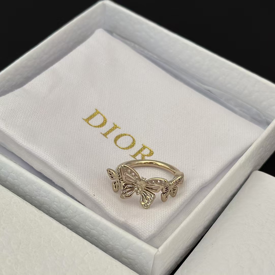 Replica Dior Three Butterfly Ring