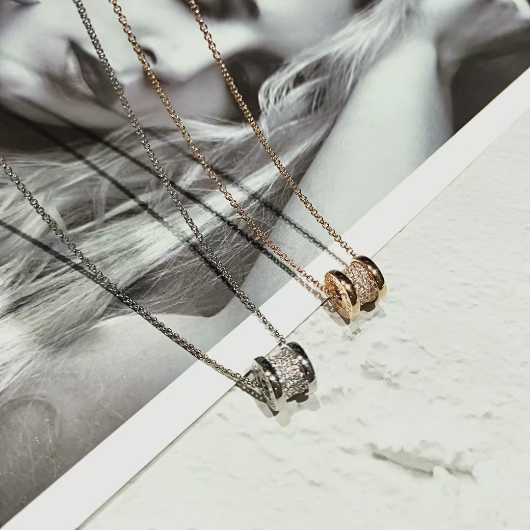 Replica Bvlgari B.zero1 Necklace - Full Diamond