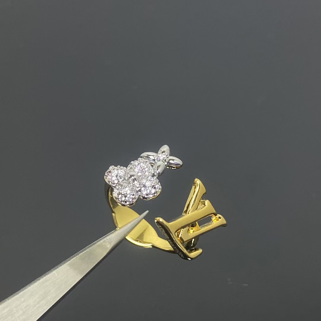 Replica Louis Vuitton Mixed Two Metal Color Ring
