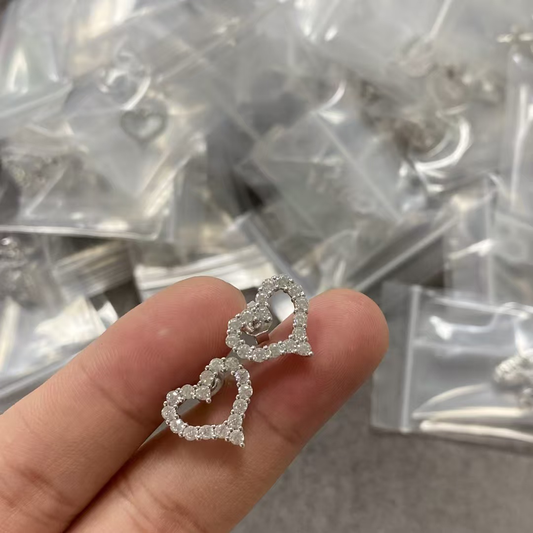 Replica Tiffany Heart Earrings