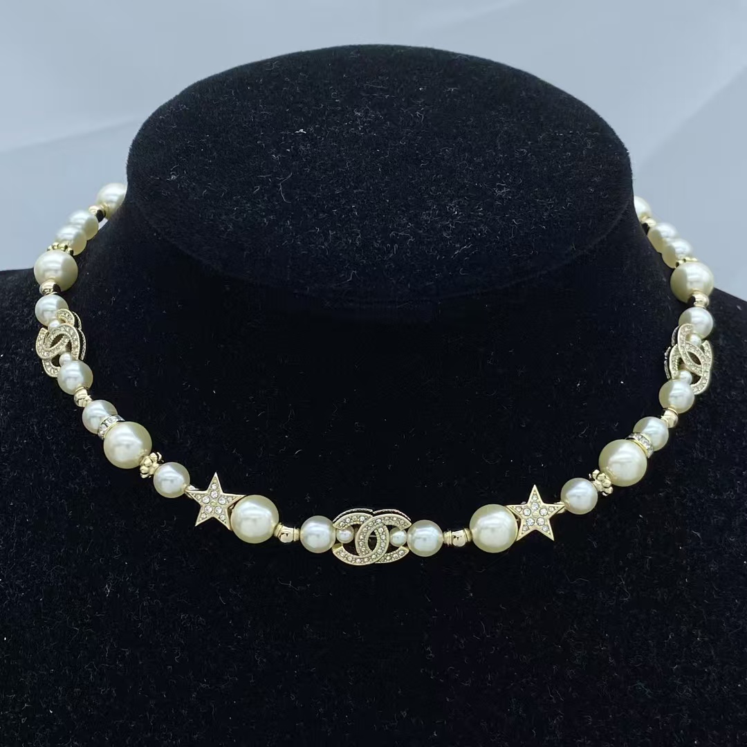 Replica Chanel Coco Star Pearl Necklace