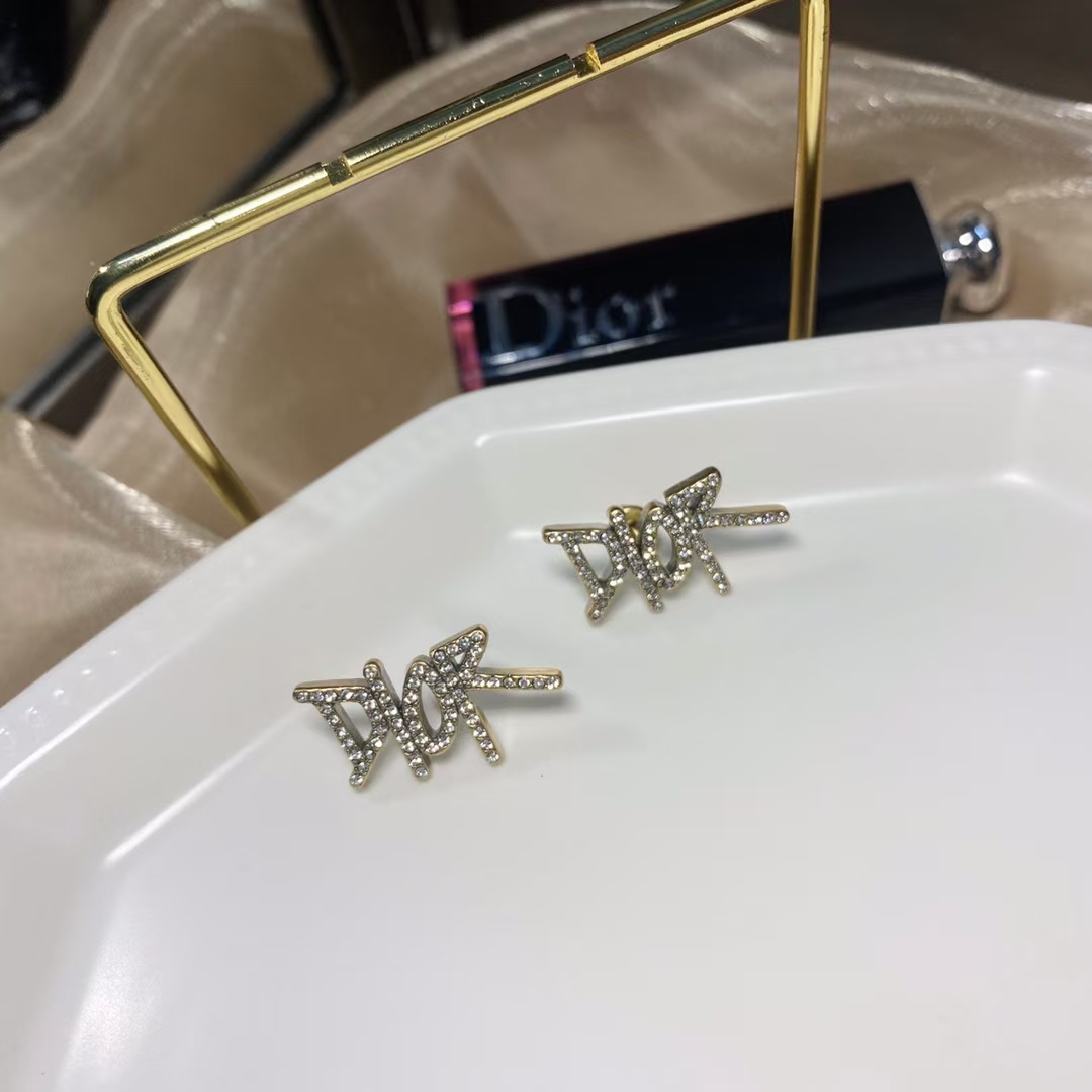 Replica Dior Letters Stud Earrings