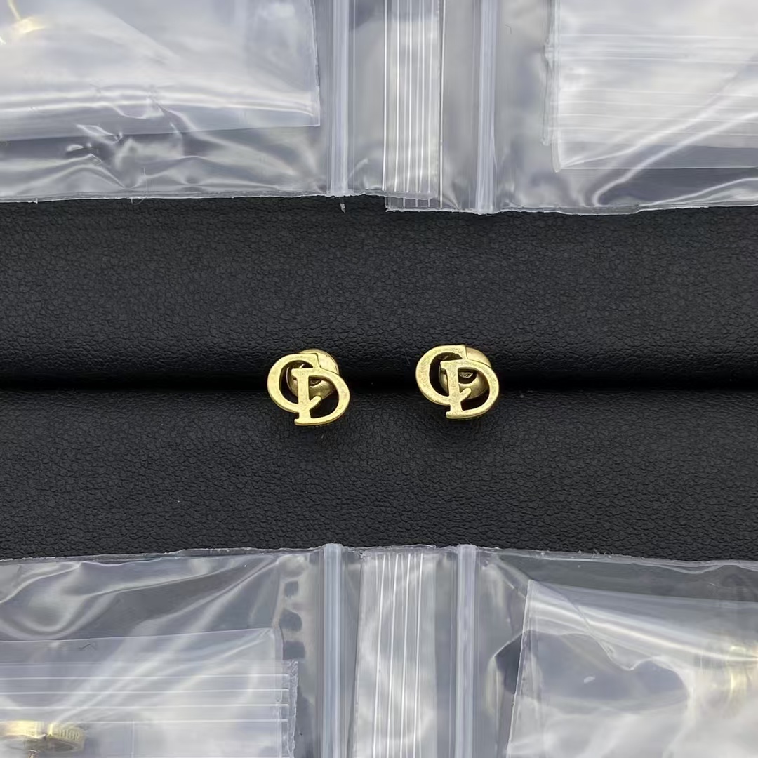 Replica Dior Small CD Stud Earrings
