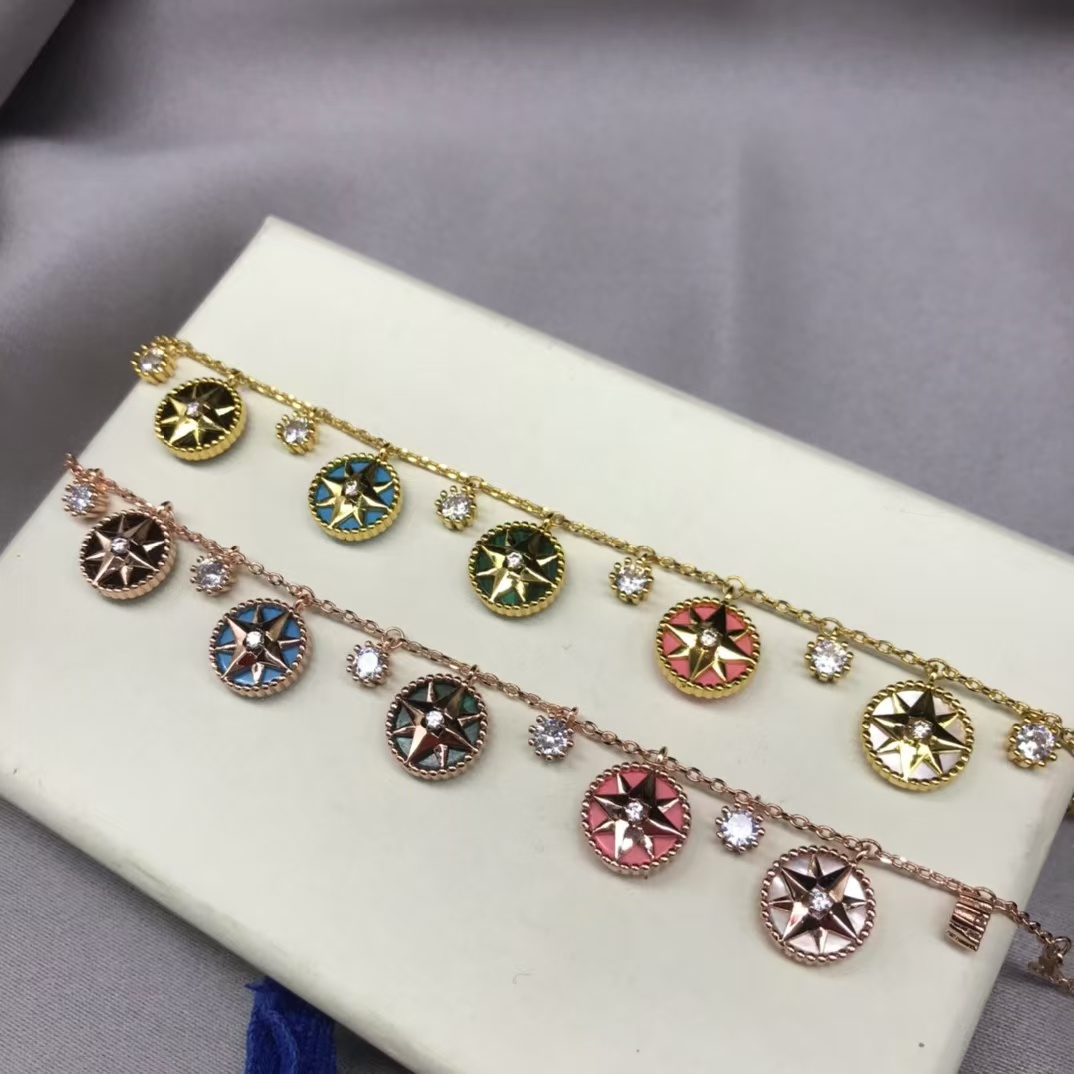 Replica Dior Diamond Rose Des Vents Bracelet