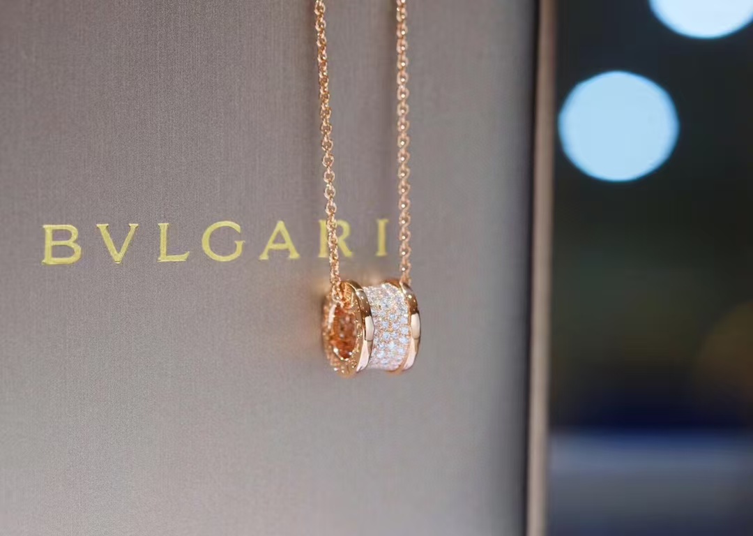 Replica Bvlgari B.zero1 Necklace - Full Diamond