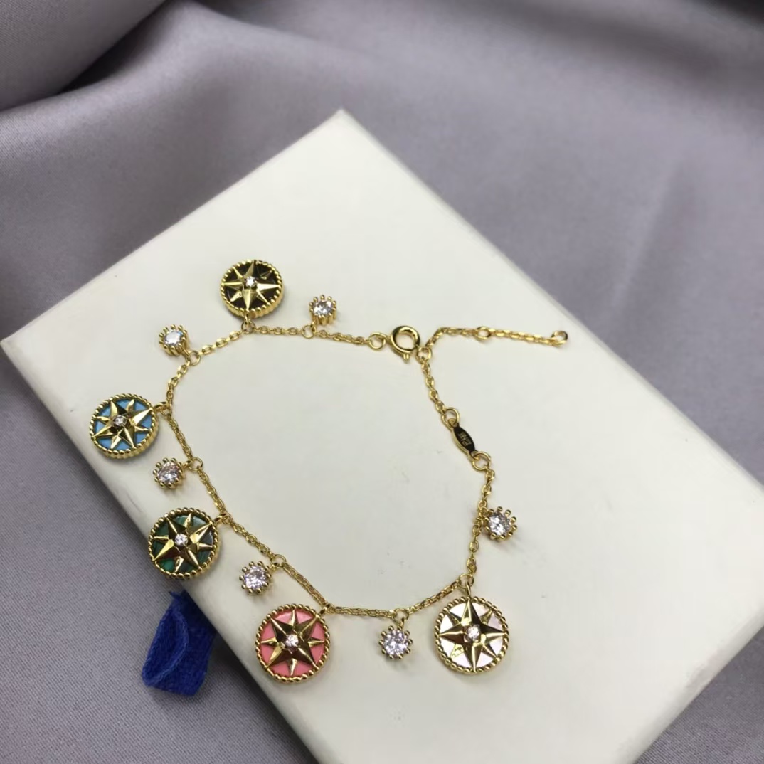 Replica Dior Diamond Rose Des Vents Bracelet