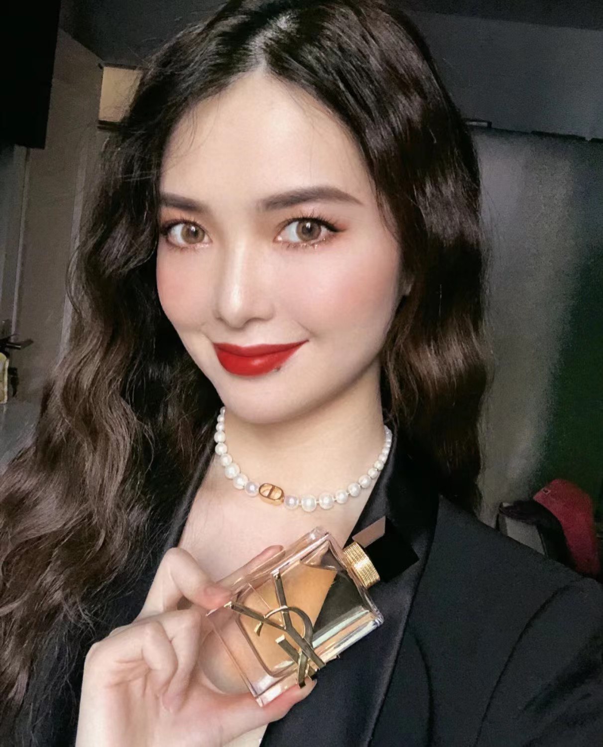 Replica Dior CD Pendant Pearl Choker Necklace