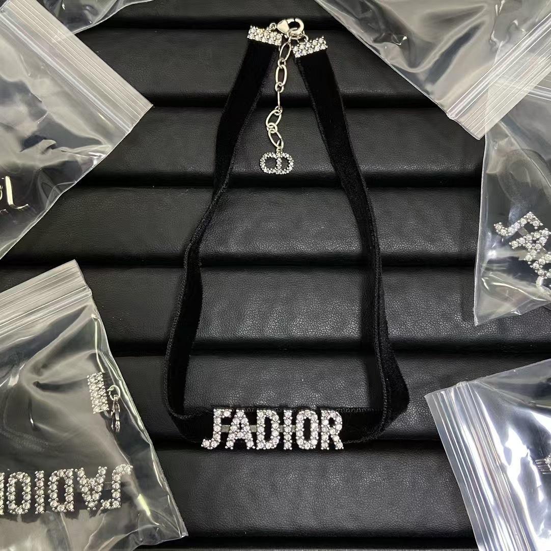 Replica Dior  J'ADIOR Pendant Ribbon Necklace