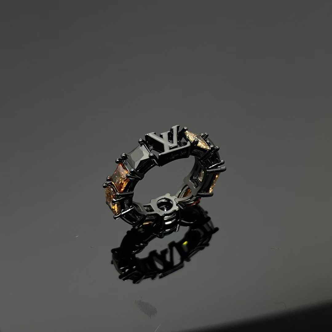 Replica Louis Vuitton Darth Vader Black Ring for Men