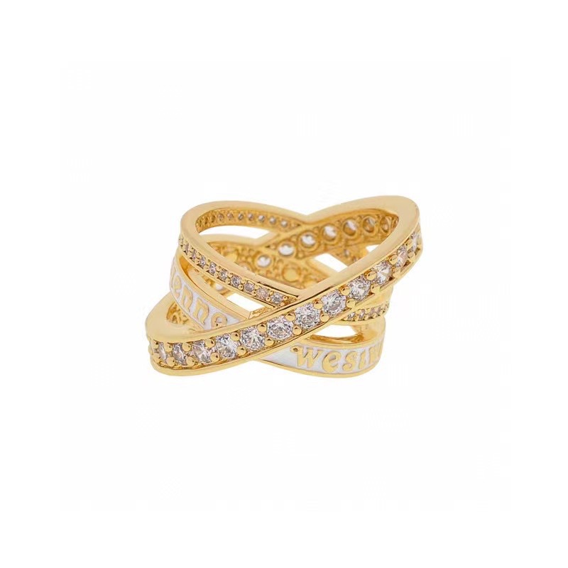 Replica Vivienne Westwood Saturn Three Stacked Ring